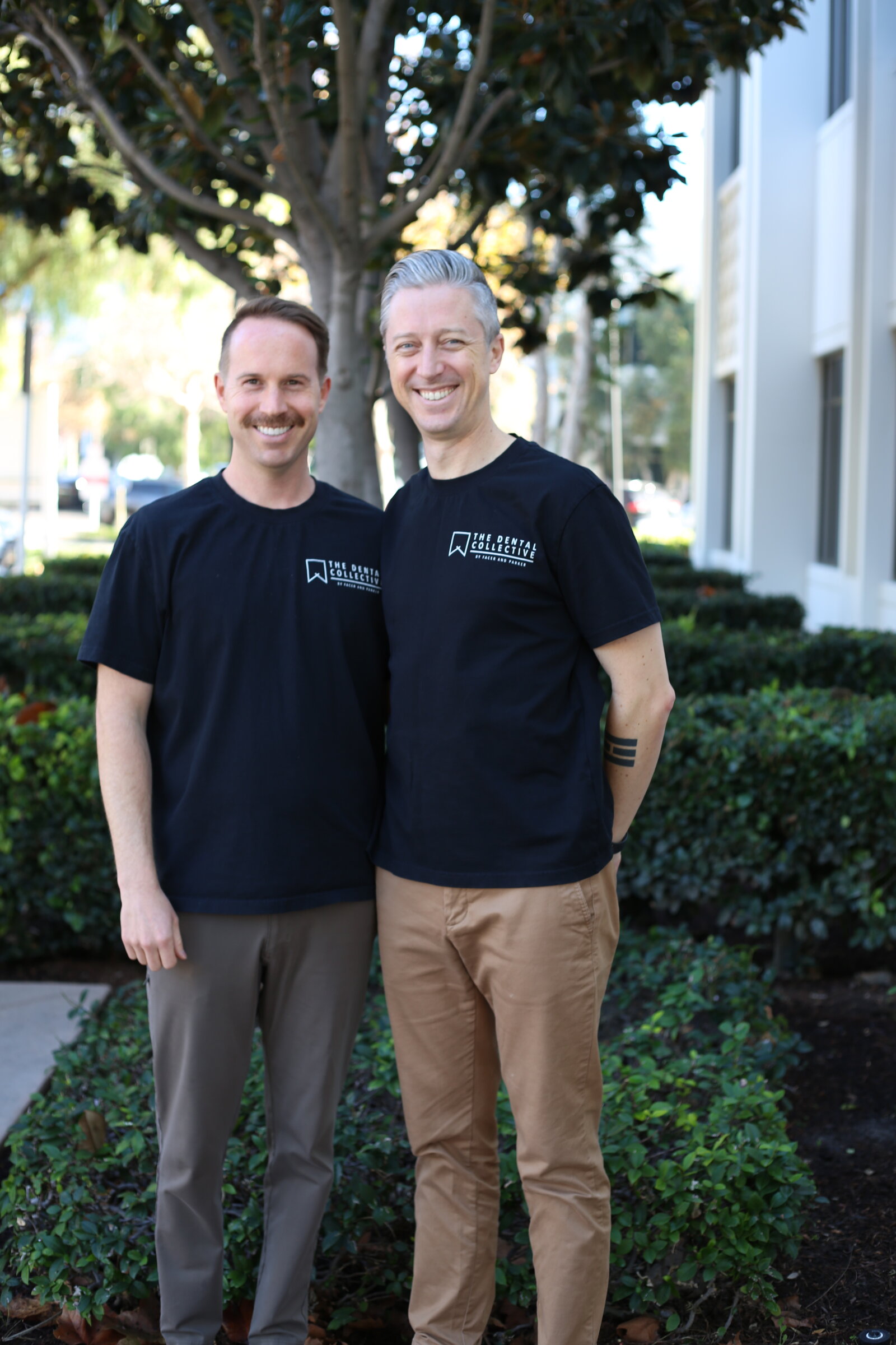 Dr. Luke Facer (left) and Dr. Lincoln Parker (right) of The Dental Collective